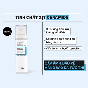 Xịt dưỡng ẩm Cosrx The Ceramide Skin Barrier 120ml giúp cân bằng da.