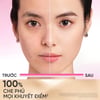 Trước và sau khi sử dụng Kem nền Judydoll Hydro Matte Cover Foundation