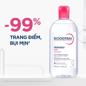 Dung dịch làm sạch và tẩy trang cho da thường & nhạy cảm Bioderma Sensibio H2O
