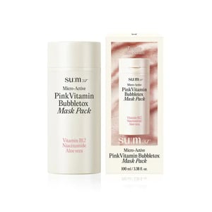 Su:m37 Micro Active Pink Vitamin Bubbletox Mask Pack