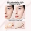 Trước và sau khi sử dụng Kem dưỡng nâng tông Perfect Diary Hydra Feel Tone Up Cream 40g