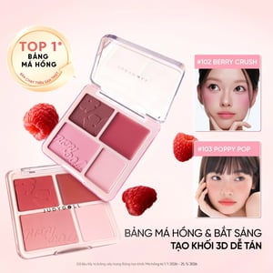 Má hồng Judydoll Blush & Highlight Palette