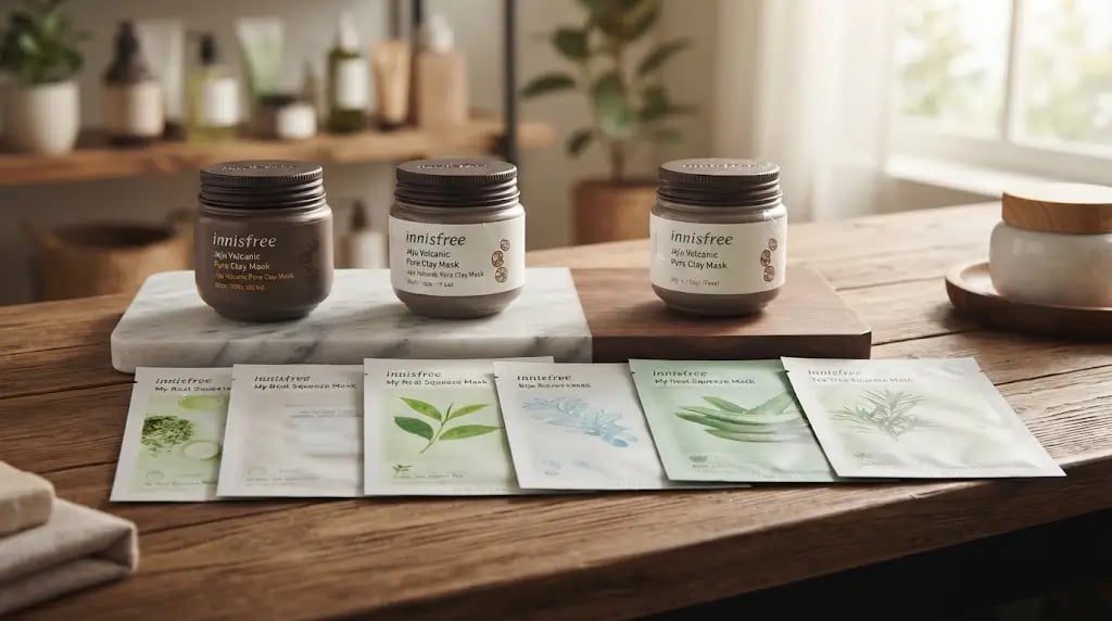 Phân biệt mặt nạ Innisfree thật giả