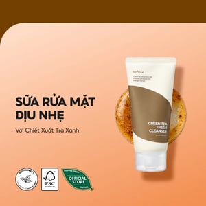 Sữa rửa mặt trà xanh Isntree Green Tea Fresh Cleanser