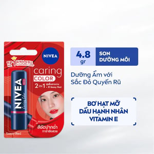 Son dưỡng NIVEA Caring Color Sassy Red