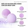 Máy rửa mặt cho da nhạy cảm Halio Sensitive Facial Cleansing Massaging Device đầu cọ Silicon siêu mỏng