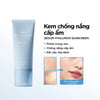 Trước và sau khi sử dụng Kem chống nắng cấp ẩm Abib Sedum Hyaluron Sunscreen SPF 50+ PA++++ 50ml