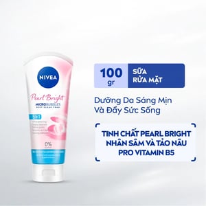 Sữa rửa mặt NIVEA Pearl Bright