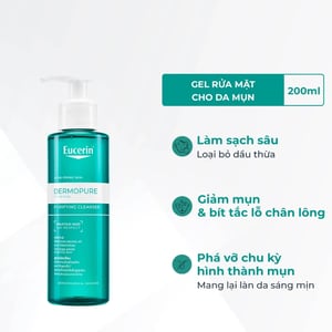 Gel rửa mặt Eucerin DermoPure Clinical Purifying Cleanser