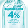 Sức mạnh hoạt chất Garnier Bright Anti-Acne 4% Vitamin C + Salicylic + Niacinamide + AHA