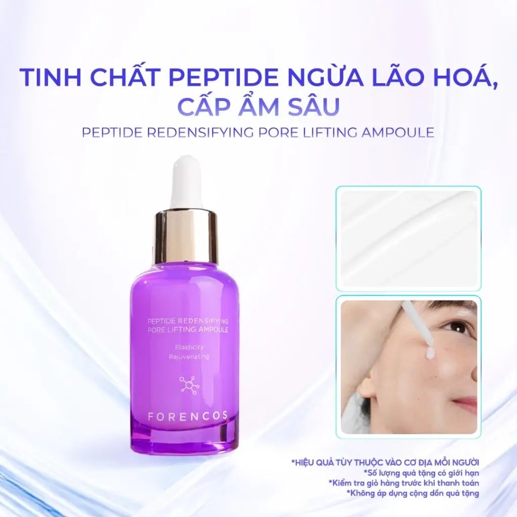 Serum ngừa lão hóa Forencos Peptide Redensifying Pore Lifting Ampoule 50ml