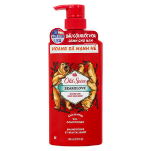Dầu gội xả 2 trong 1 Old Spice Bearglove 650ml