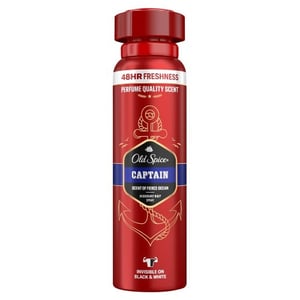 Xịt thơm khử mùi toàn thân Old Spice Captain 150ml