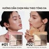 Hướng dẫn chọn màu theo tông da Judydoll Contour Palette