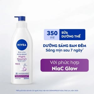 Sữa dưỡng thể ban đêm Nivea Body Lotion Extra Bright Night Nourish