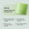 Toner pad dịu da Abib Heartleaf Spot Pad Calming Touch