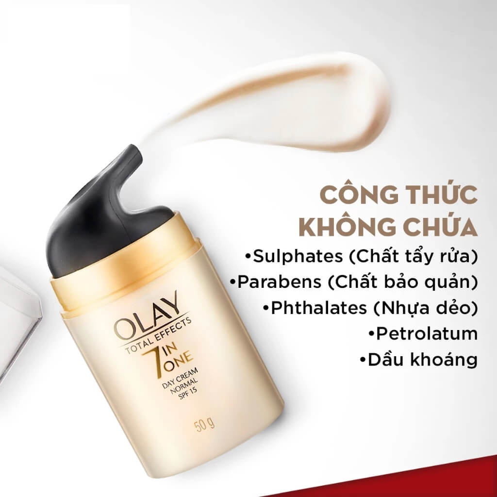 công thức kem dưỡng ẩm OLAY TOTAL EFFECTS