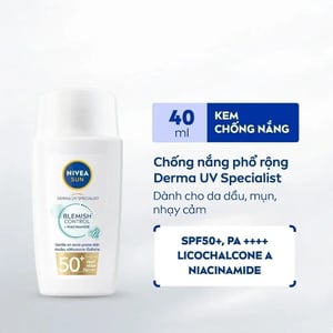Sữa chống nắng NIVEA SUN Derma Blemish Control