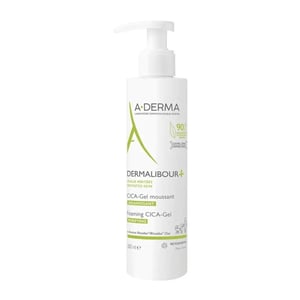 Gel làm sạch cho da nhạy cảm A-Derma DERMALIBOUR+ Foaming Cica-Gel 200ml