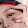 Phấn mắt 3 ô 3CE Color Grid Eyeshadow tone trên da