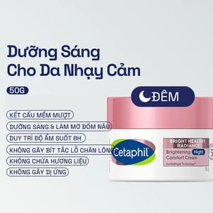 em dưỡng ẩm sáng da ban đêm CETAPHIL BRIGHT HEALTHY RADIANCE NIGHT CREAM 50g
