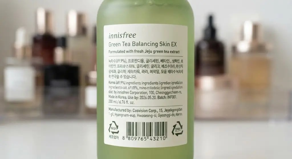 Kiểm tra bao bì Innisfree