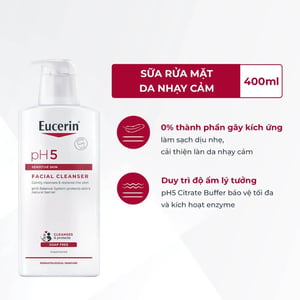Sửa rửa mặt Eucerin pH5 Facial Cleanser
