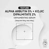 Texture DrCeutics Alpha Arbutin 5% + Kojic Dipalmitate 2%