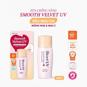 Sữa chống nắng Biore UV Smooth Velvet Pore Cover Milk