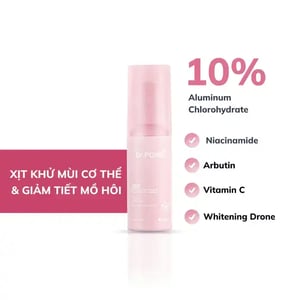 Xịt khử mùi trắng da Dr.PONG 28D