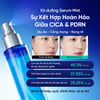 Trước và sau khi sử dụng Xịt dưỡng căng bóng Beplain CICA PDRN Glow Serum Mist 100ml