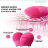 Máy rửa mặt Halio Facial Cleansing & Massaging Device đầu cọ Silicon kháng khuẩn