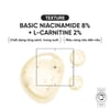 texture DrCeutics Basic Niacinamide 8% + L-Carnitine 2%