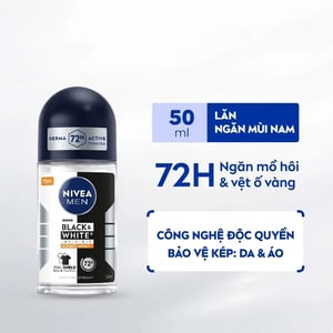 Lăn khử mùi NIVEA MEN Black & White