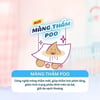 Tã dán sơ sinh Bobby siêu khô thoáng 70 miếng màng thấm Poo