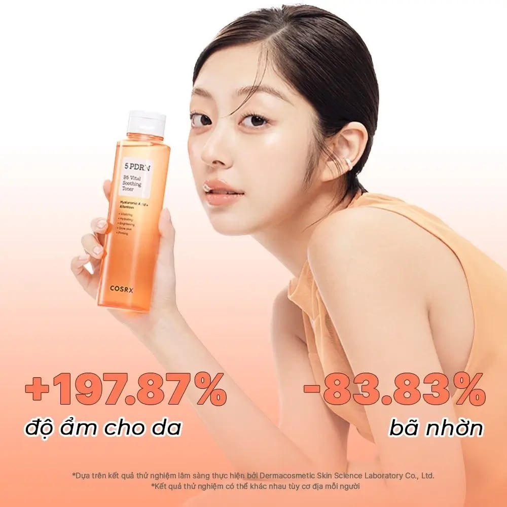 Cosrx 5 PDRN B5 Vital Soothing Toner cấp ẩm cho da