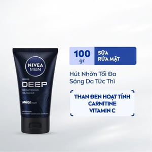 Sữa rửa mặt NIVEA MEN Deep