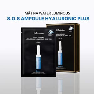 Mặt nạ cấp nước cho da JMsolution Water Luminous S.O.S Ampoule Hyaluronic Mask Plus