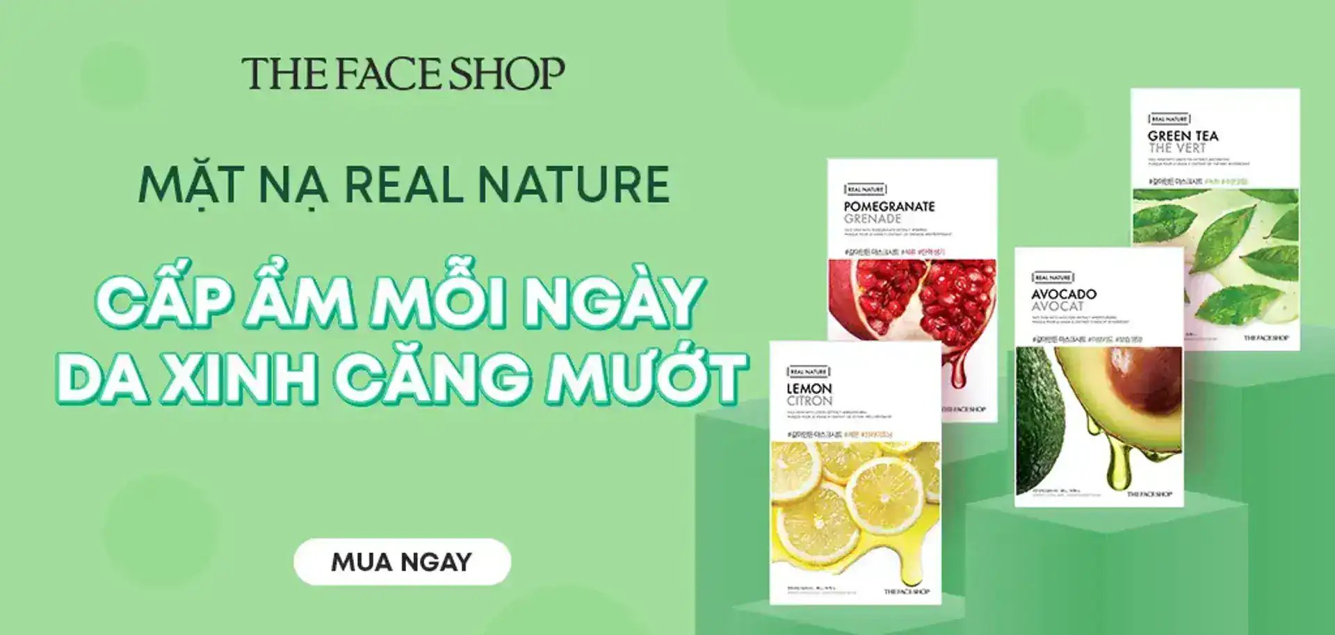BANNER THƯƠNG HIỆU THE FACE SHOP