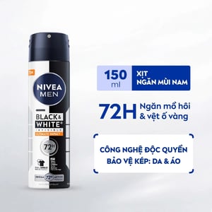 Xịt khử mùi NIVEA MEN Black & White