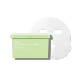 Mặt nạ cấp ẩm hằng ngày Abib Heartleaf Calming Sheet Mask Daily Pick (30 Miếng)