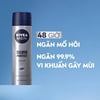 Xịt khử mùi NIVEA MEN Silver Protect ngăn mồ hôi