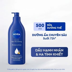 Sữa dưỡng thể NIVEA Body Milk Rich Nourishing