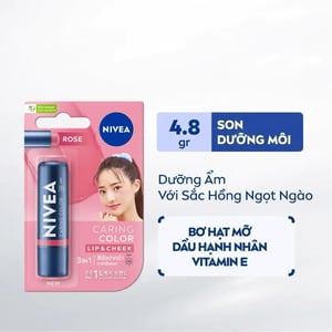 Son dưỡng NIVEA Caring Color Rose