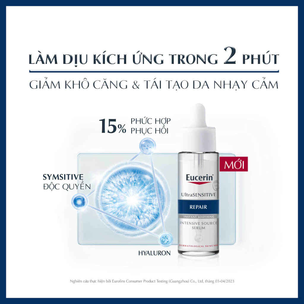 Eucerin UltraSENSITIVE Repair Serum làm dịu da kích ứng Eucerin UltraSENSITIVE Repair Serum làm dịu da kích ứng