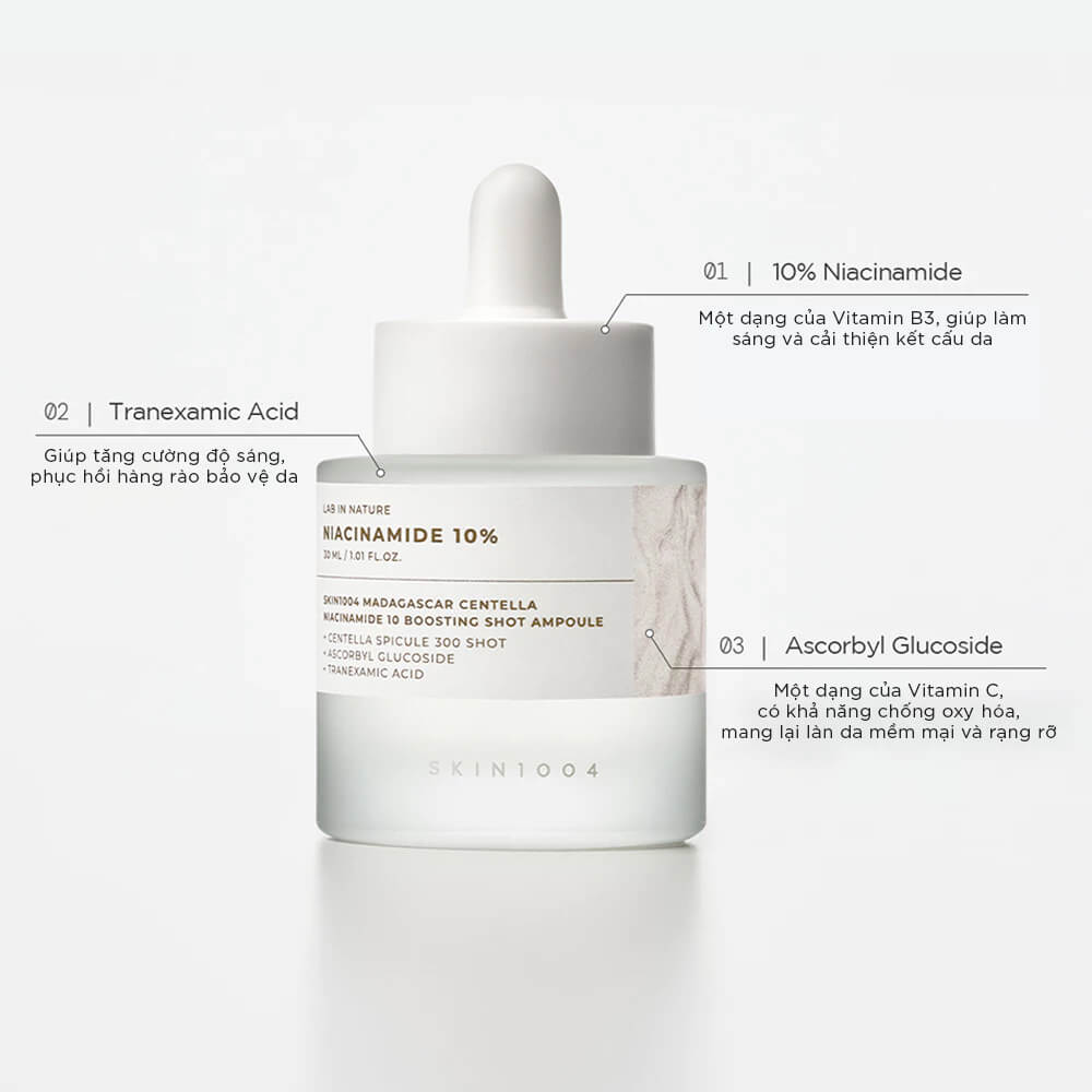Skin1004 Madagascar Centella Niacinamide 10 Boosting Shot Ampoule Skin1004 Madagascar Centella Niacinamide 10 Boosting Shot Ampoule