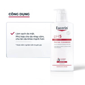 Công dụng Sửa rửa mặt Eucerin pH5 Facial Cleanser