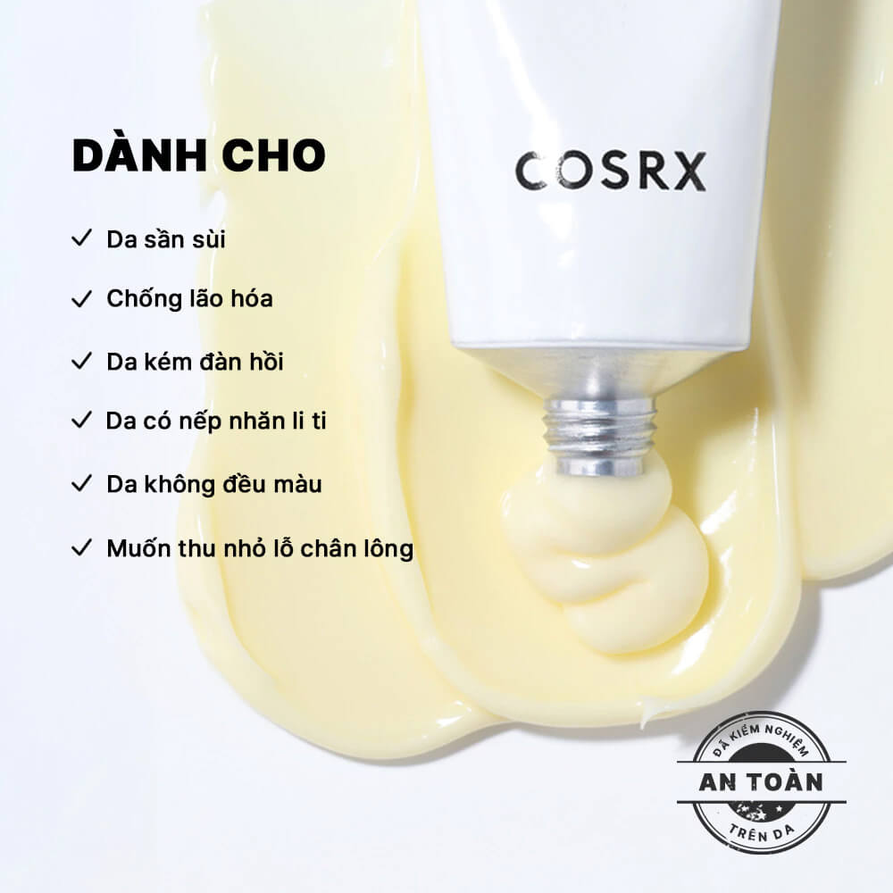 Dành cho Cosrx The retinol 0.1 cream Dành cho Cosrx The retinol 0.1 cream