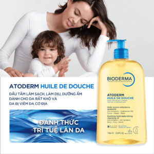 Dầu tắm Bioderma Atoderm Huile De Douche