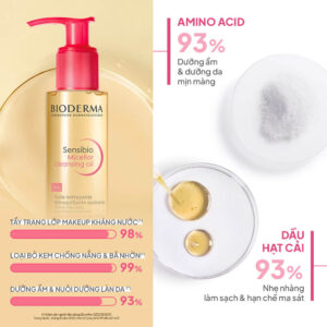 Dầu tẩy trang Bioderma Sensibio Micellar Cleansing Oil 150ml